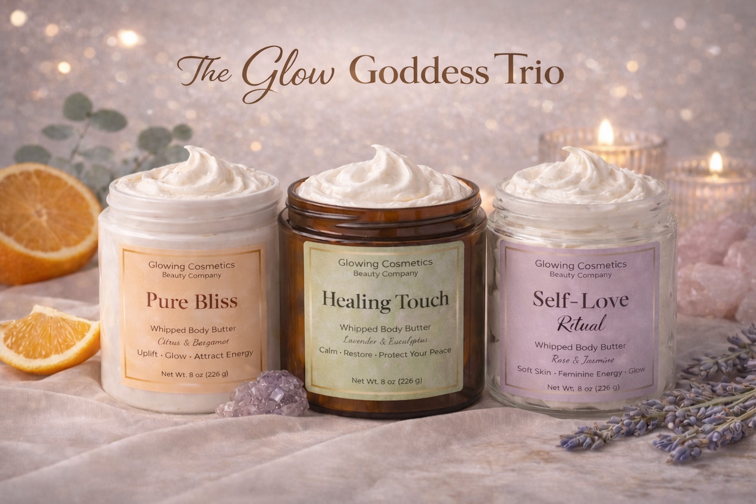 The Glow Goddess Trio